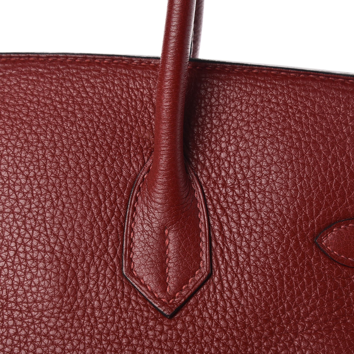 Taurillon Clemence Birkin 35 Rouge H