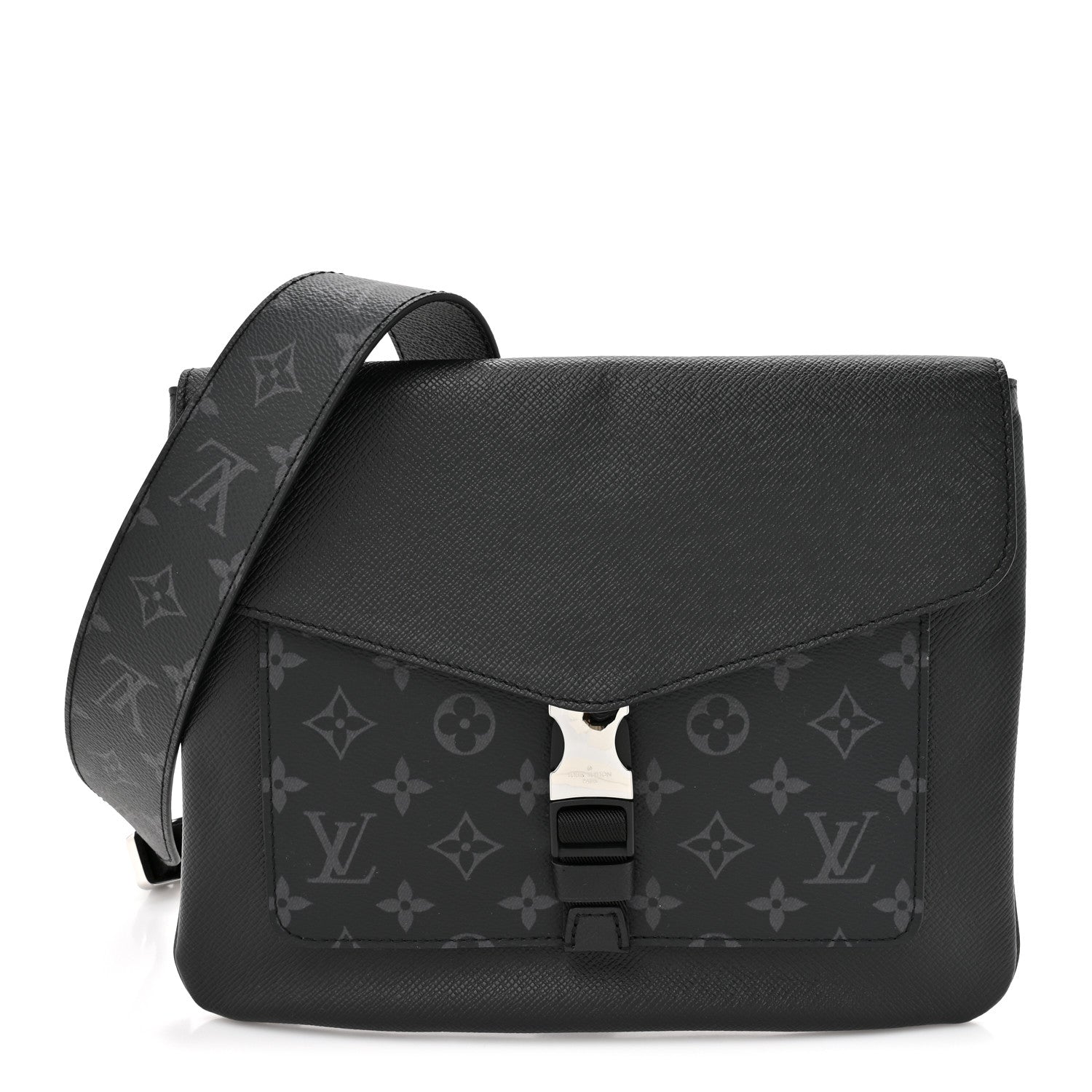Louis Vuitton Taigarama Outdoor Flap Messenger Black 1 of 9