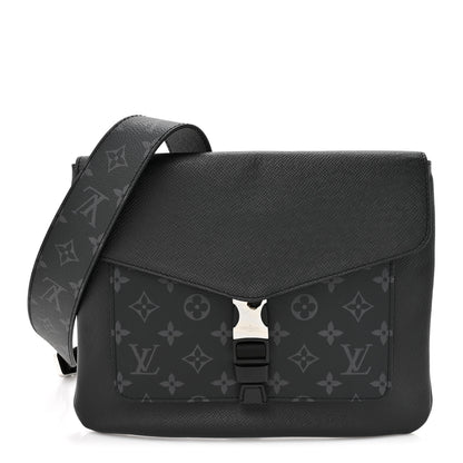 Louis Vuitton Taigarama Outdoor Flap Messenger Black 1 of 9