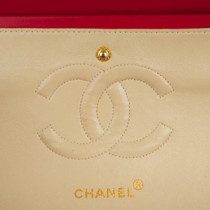 Chanel Lambskin Quilted Medium Double Flap Red 7 of 11