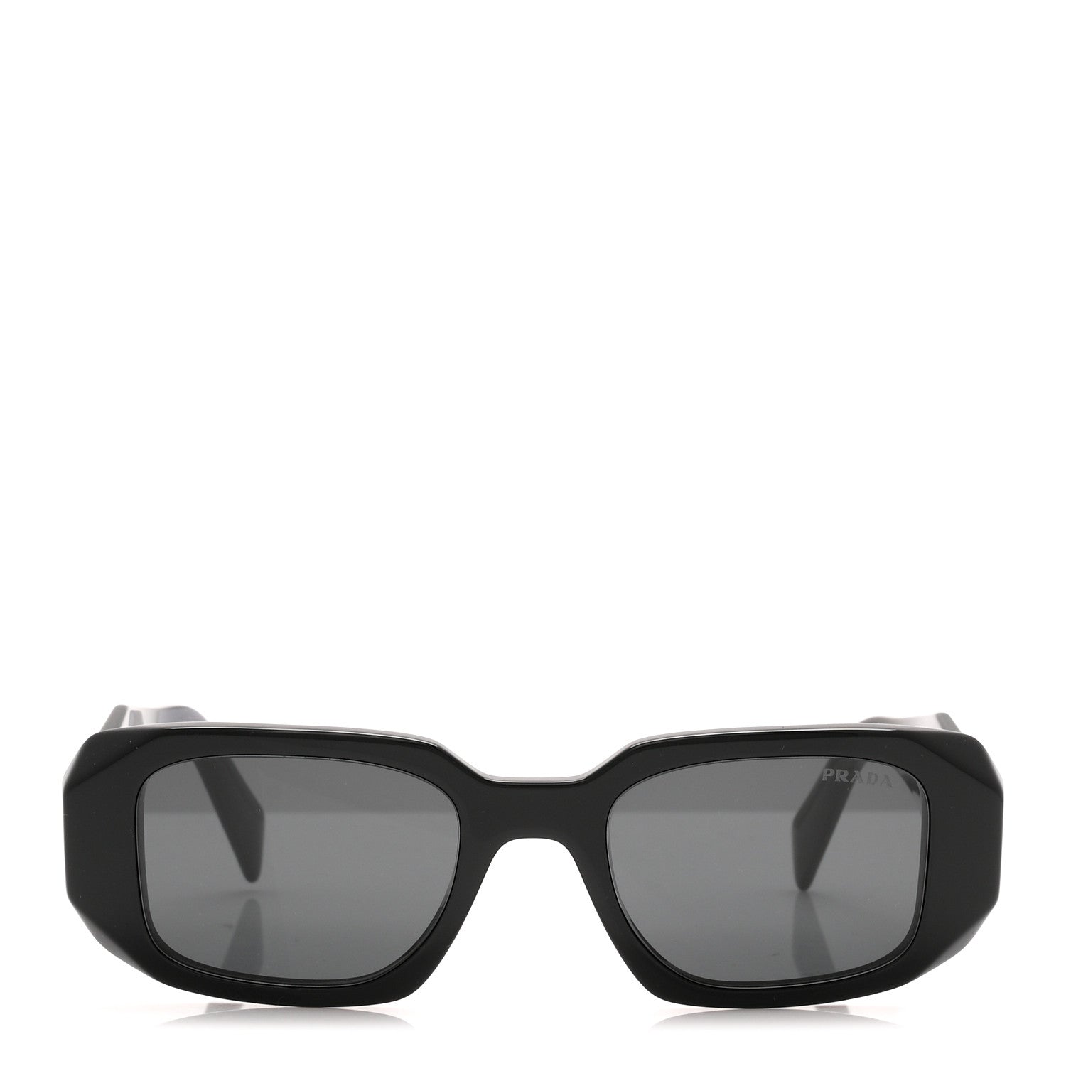 Prada Acetate Symbole Sunglasses SPR 17W Black 2 of 7