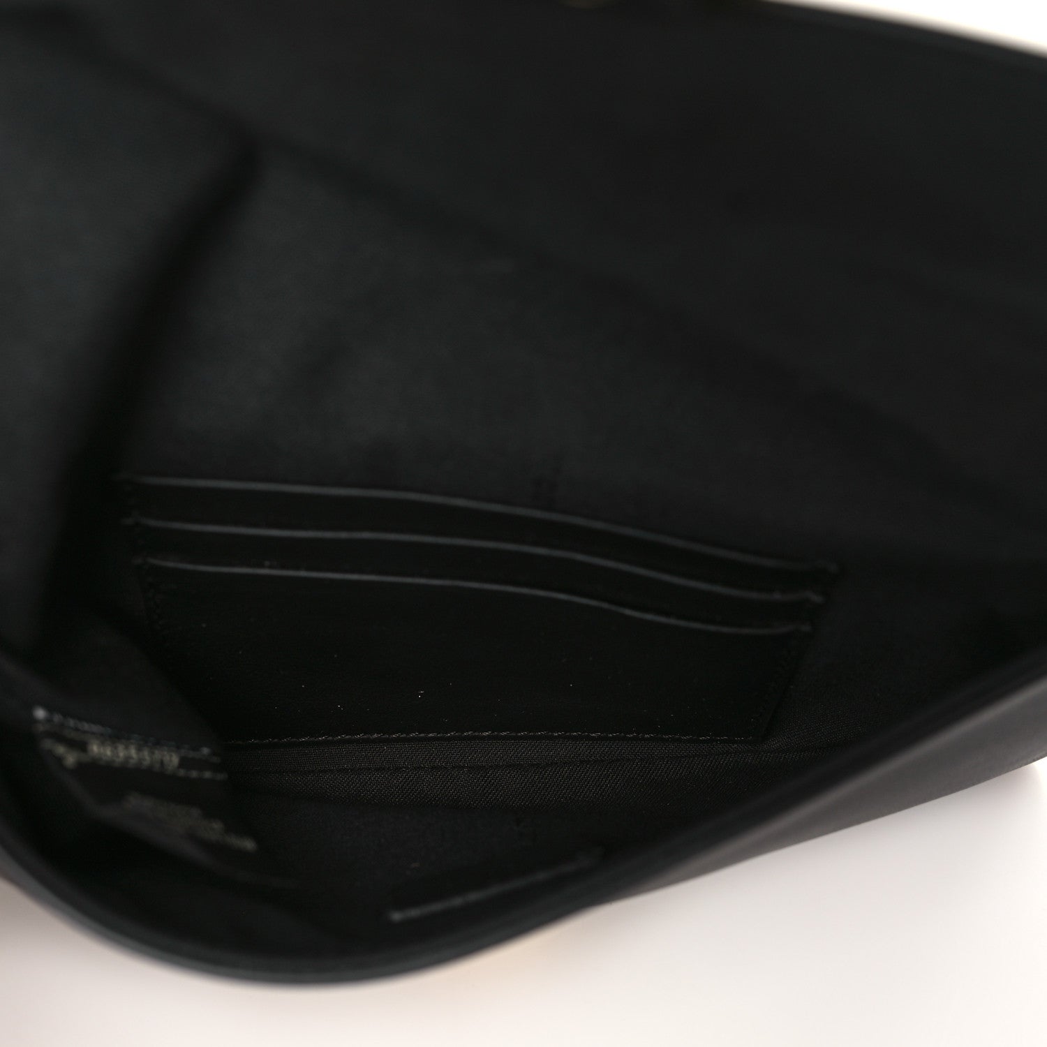 Fendi Vitello Grace Matte Duo Baguette Black 5 of 10