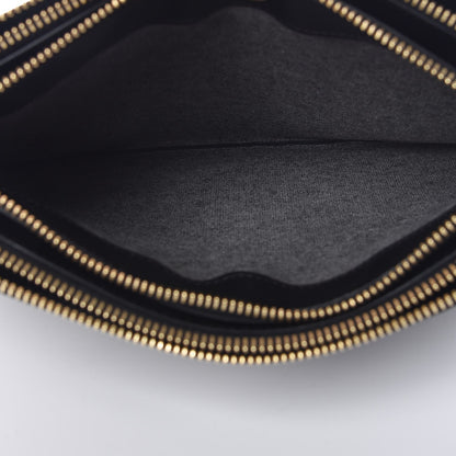 Celine Lambskin Large Trio Crossbody Bag Black 9 of 13