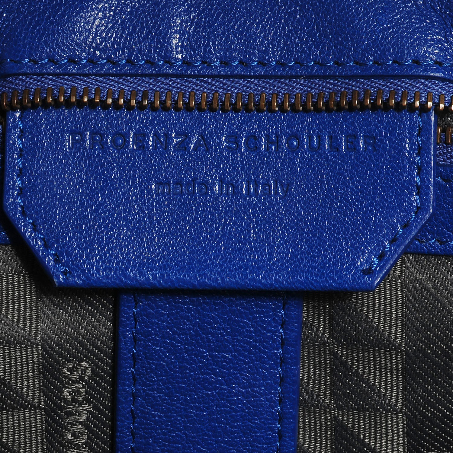 Proenza Schouler Lambskin Medium PS1 Satchel Royal Blue 9 of 12