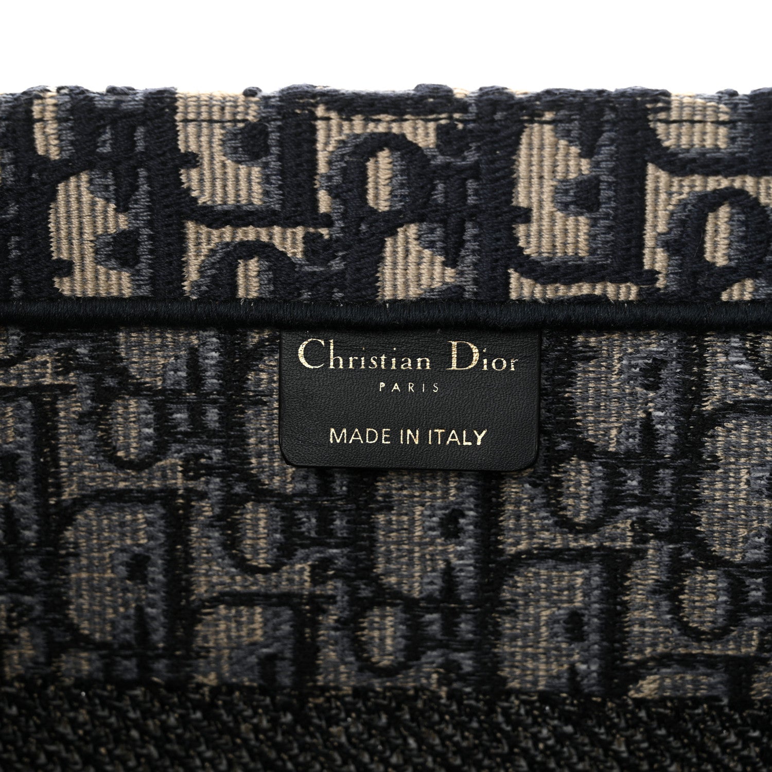 Christian Dior Oblique Medium Book Tote Blue Multicolor 6 of 11