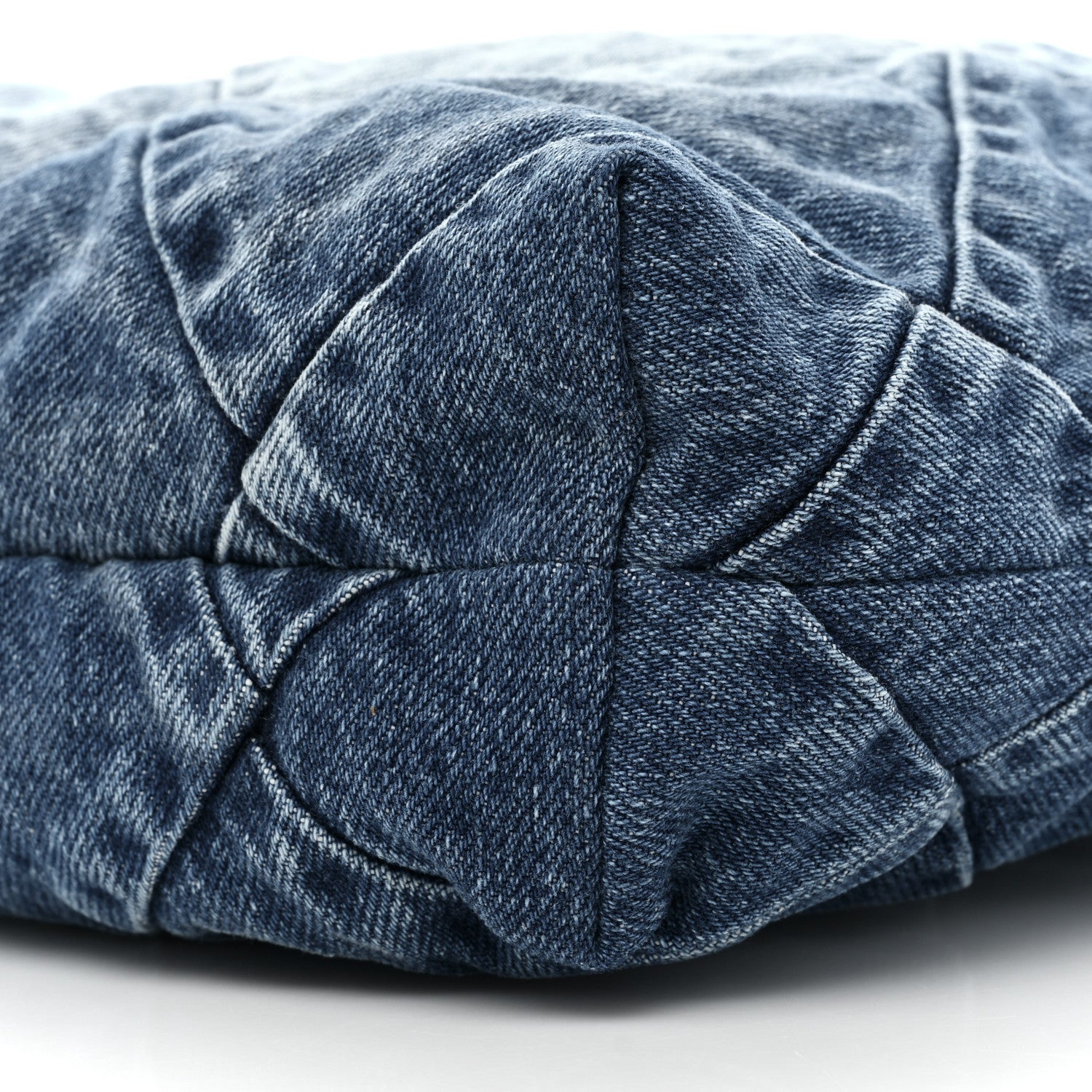 Chanel Denim Quilted Small Chanel 22 Blue 10 of 11