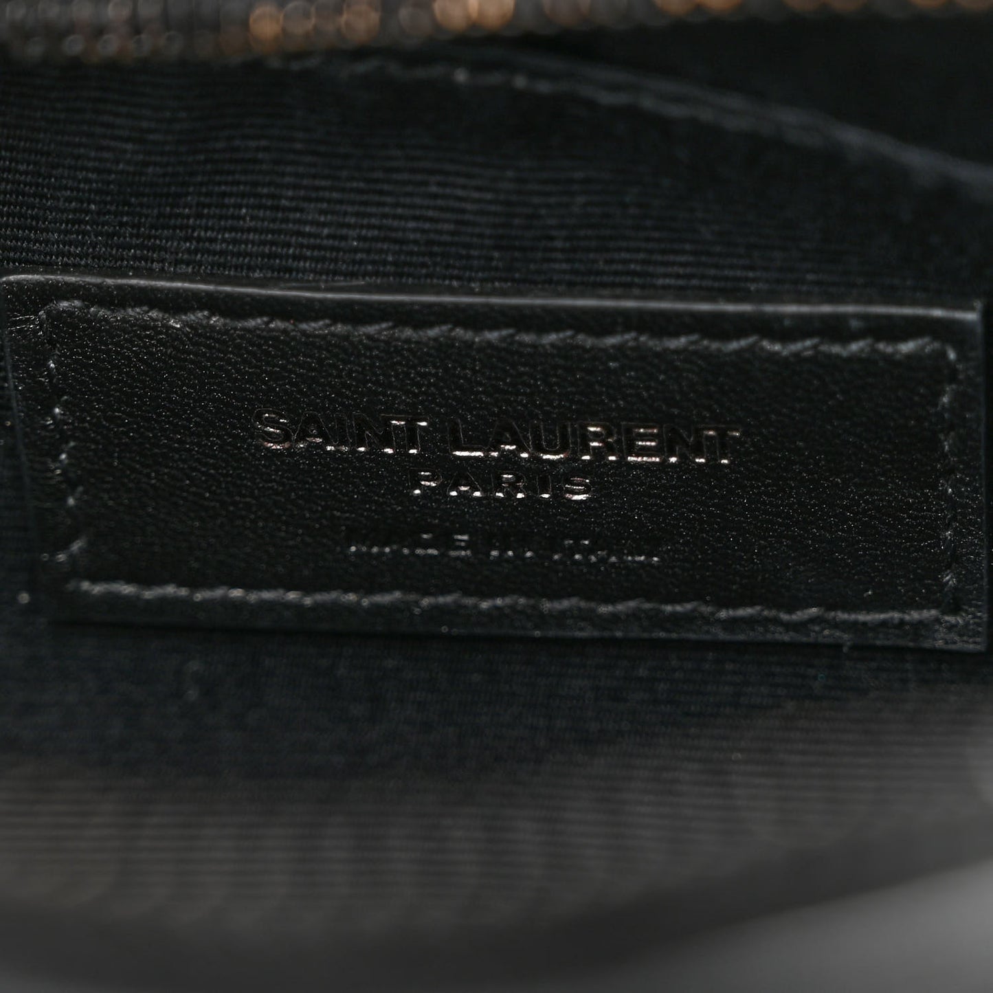 Calfskin Matelasse Monogram Lou Belt Bag Black