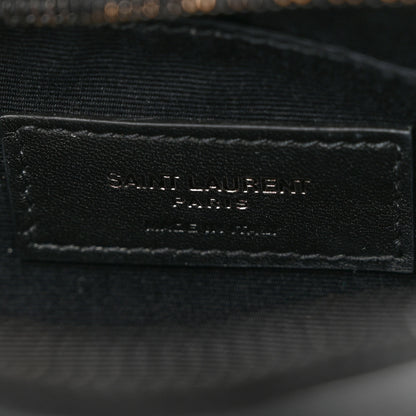Saint Laurent Calfskin Matelasse Monogram Lou Belt Bag Black 6 of 11