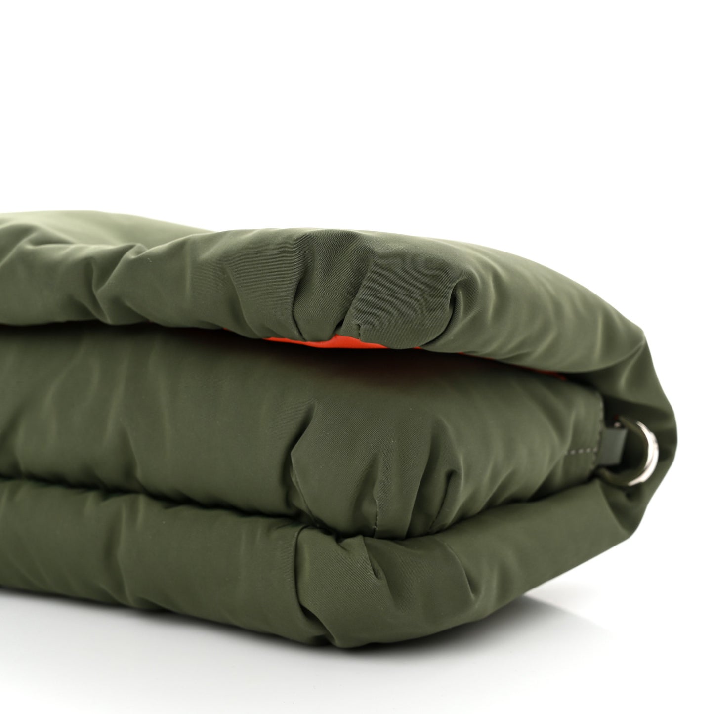 Nylon Mini Goya Puffer Bag Vintage Khaki