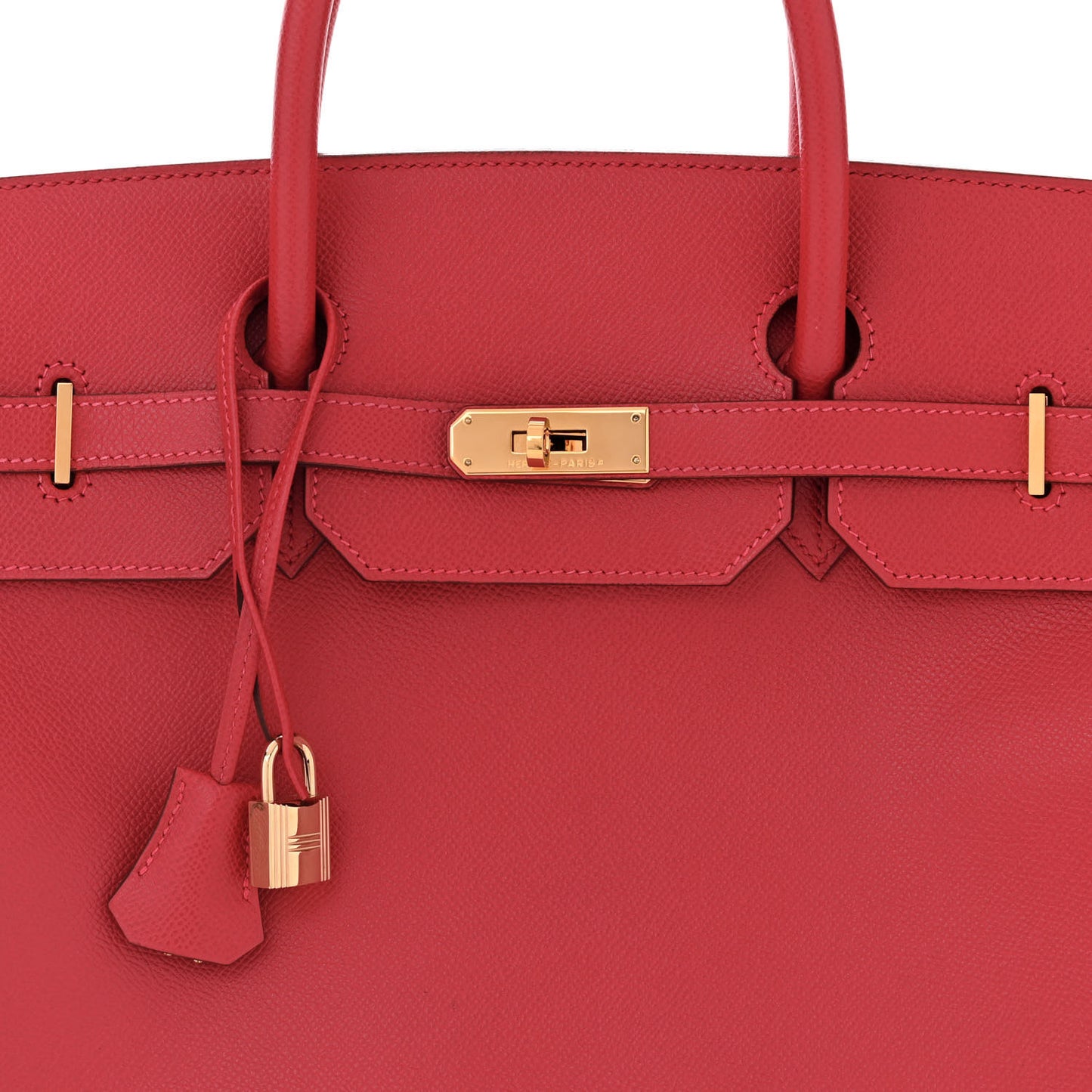 Epsom Birkin 40 Rouge Vif