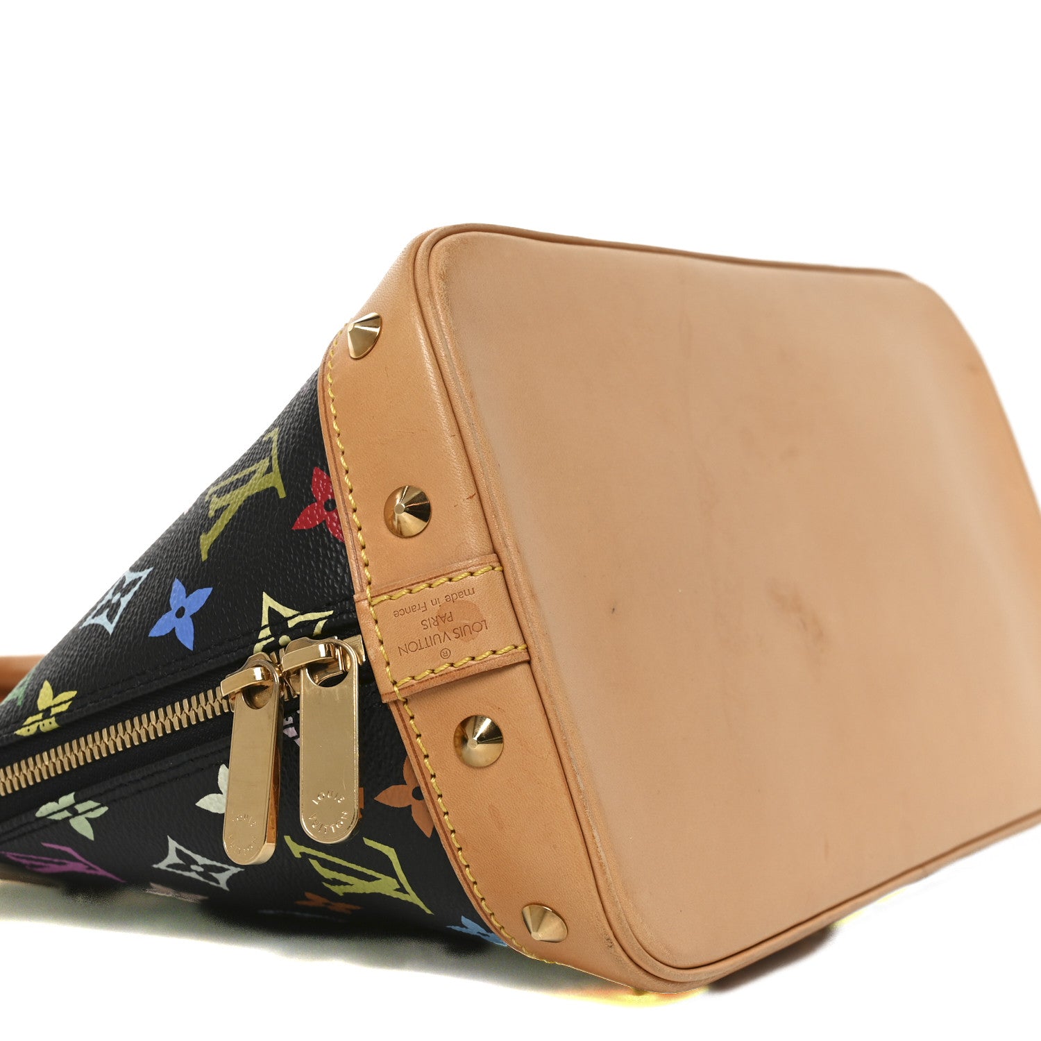 Louis Vuitton Monogram Multicolor Alma PM Black 8 of 9