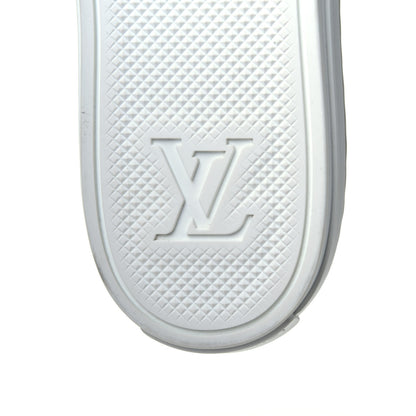 Louis Vuitton Monogram Giant Stellar Sneaker Boots 38 Kaki White Beige 9 of 9