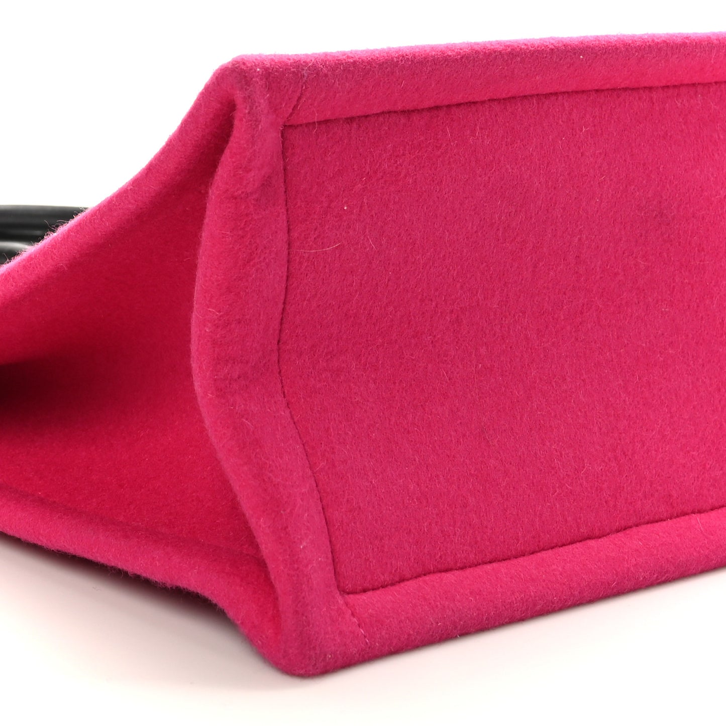 Wool Rive Gauche Tote Fuchsia