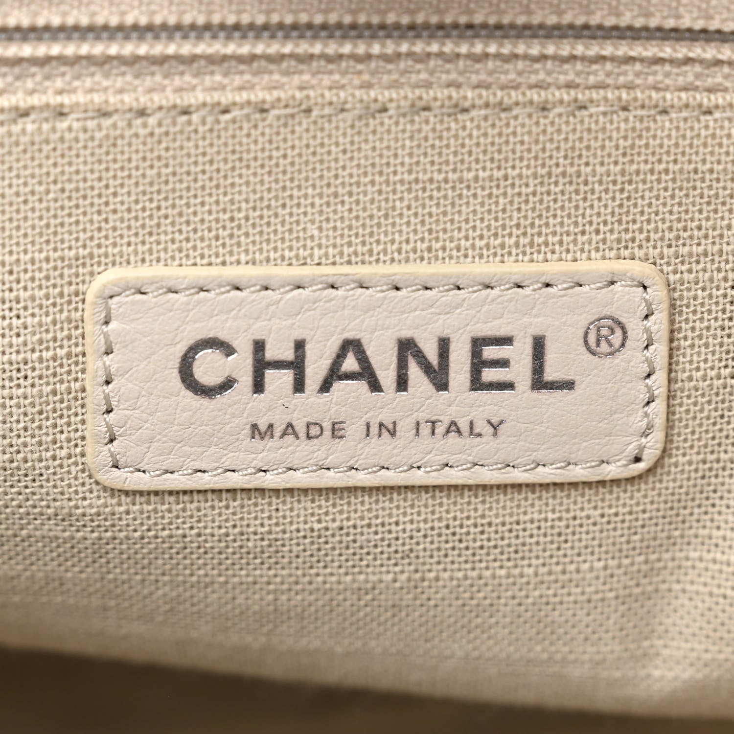 Chanel Mixed Fibers Small Deauville Tote Grey 7 of 12