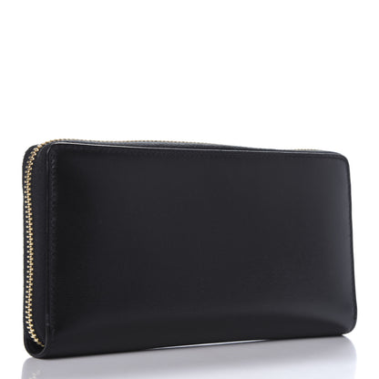 Gucci Boarded Plutone Calfskin Horsebit 1955 Zip Around Wallet Black 3 of 6
