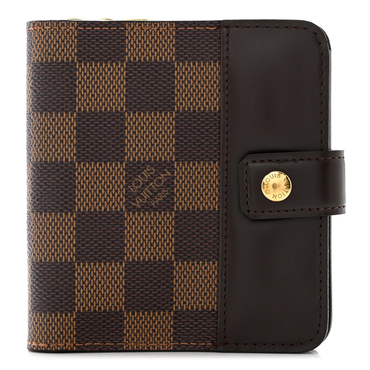 Damier Zippe Zipped Compact Wallet