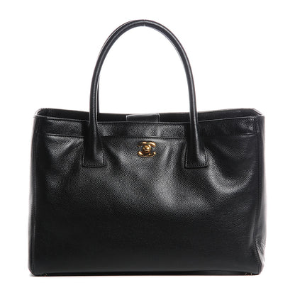 Chanel Calfskin Cerf Executive Shopper Tote Black 1 of 8