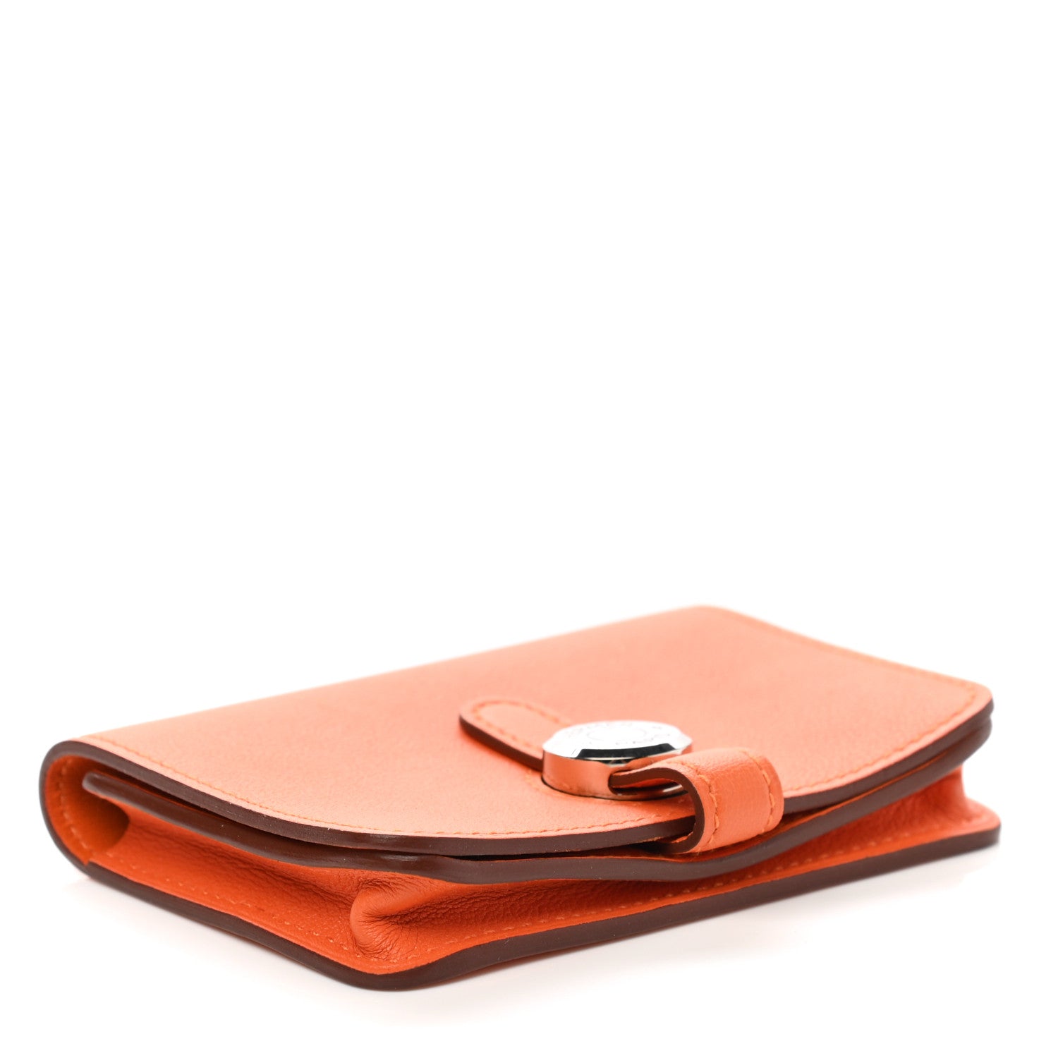 Hermes Evercolor Dogon Card Case Orange 4 of 8