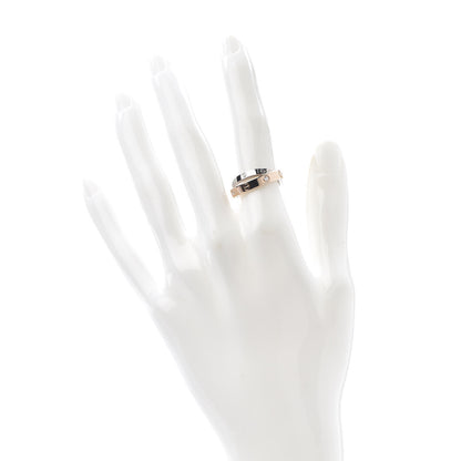 Cartier 18K Pink White Gold 6 Diamond LOVE Ring 50 5.25 2 of 4