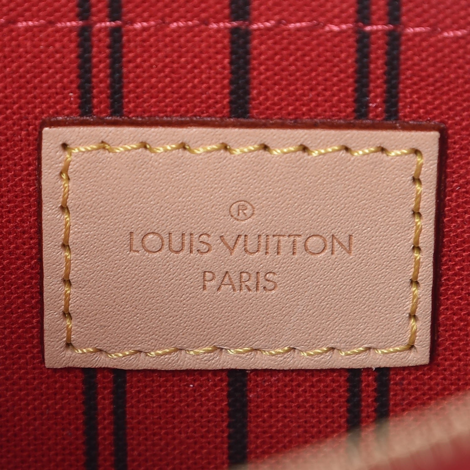 Louis Vuitton Monogram Neverfull MM GM Pochette Cherry 6 of 8