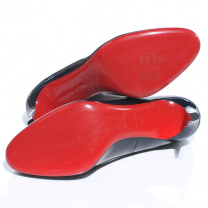 Christian Louboutin Patent Simple 70 Pumps 38 Navy 6 of 7