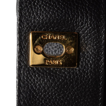 Chanel Calfskin Cerf Executive Shopper Tote Black 8 of 8