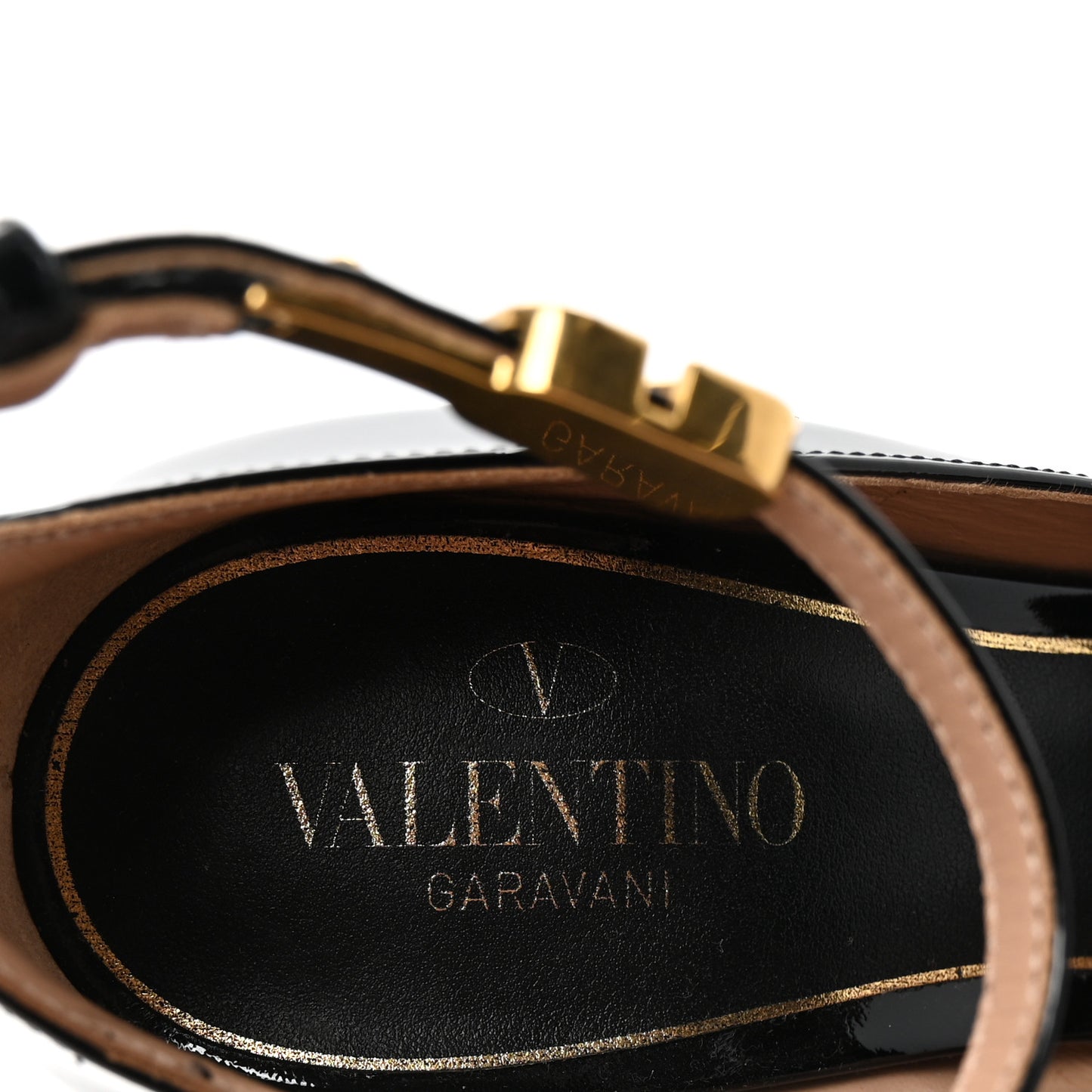 Patent Tan-Go 55/155mm Platform Sandals 35.5 Black