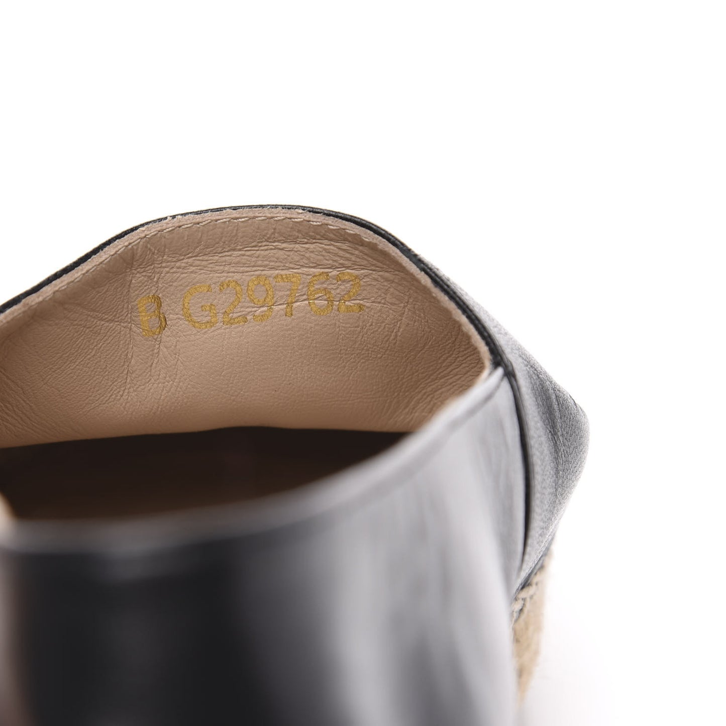 Lambskin CC Espadrilles 40 Black