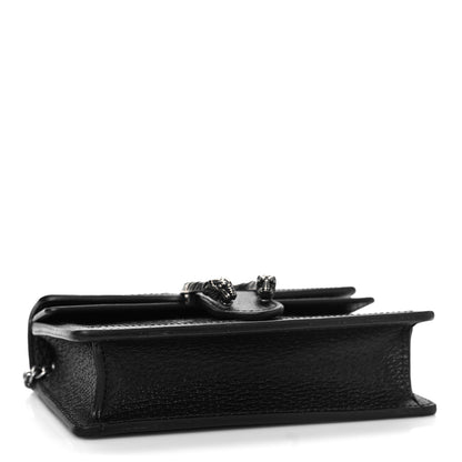 Gucci Jacquard Black Denim GG Monogram Super Mini Dionysus Shoulder Bag Black Ivory 4 of 8