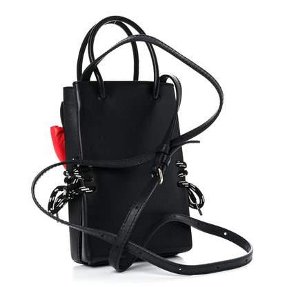 Balenciaga Calfskin Hello Kitty Phone Holder Bag Black 3 of 14
