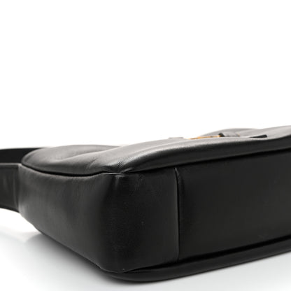 Saint Laurent Padded Lambskin Le 5 A 7 Hobo Black 9 of 11