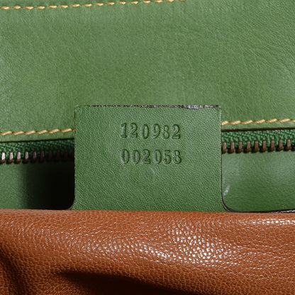 Gucci Leather Horsebit Chain Flap Bag Green 7 of 7