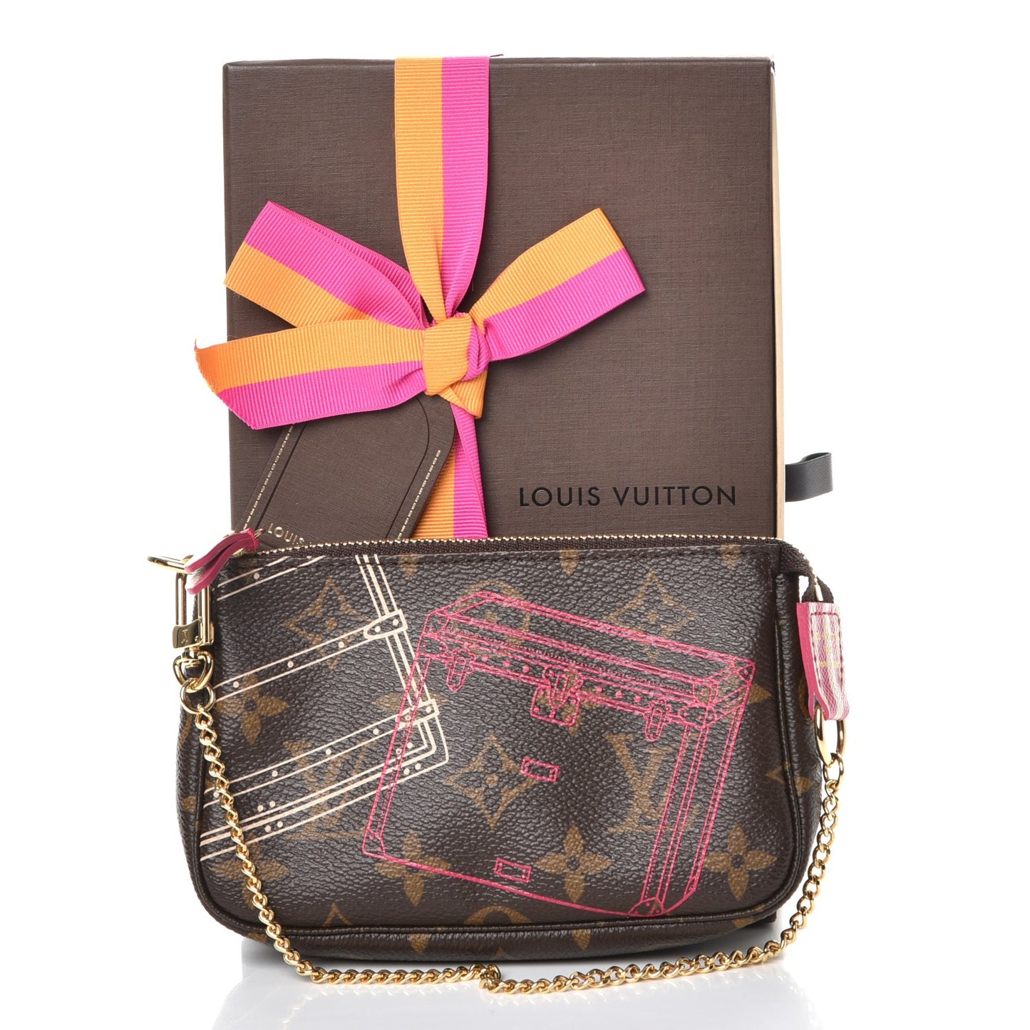 Monogram 2014 Christmas Animation Mini Pochette Accessories