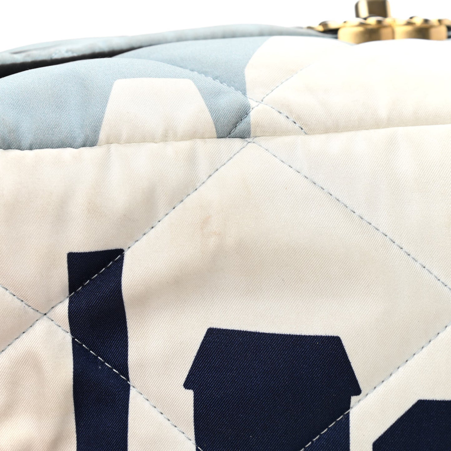 Silk Maxi Scarf Chanel 19 Flap Black Blue White