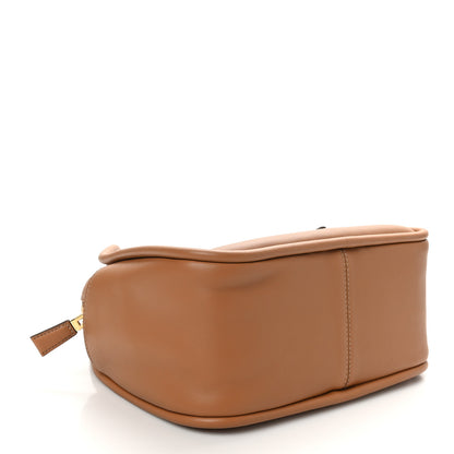 Prada Soft Calfskin Darling Shoulder Bag Caramel 4 of 9