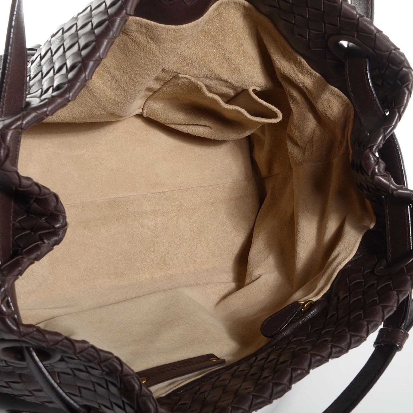 Nappa Intrecciato Tote Ebano