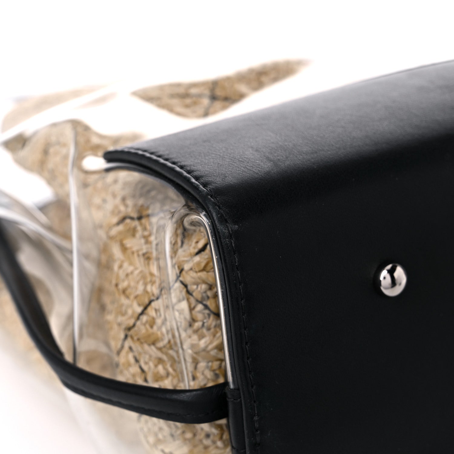 Chanel Calfskin PVC Quilted Chanel 31 Bag Black 7 of 11