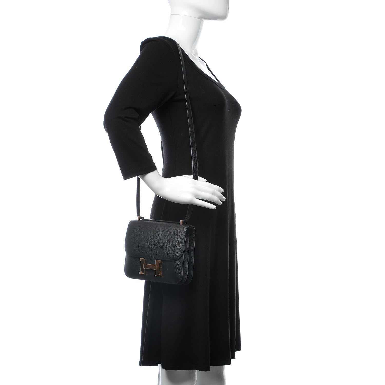Hermes Epsom Constance 18 Black 2 of 18