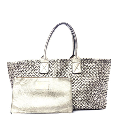 Bottega Veneta Intrecciato Medium Cabat Platino Ossidato 3 of 11