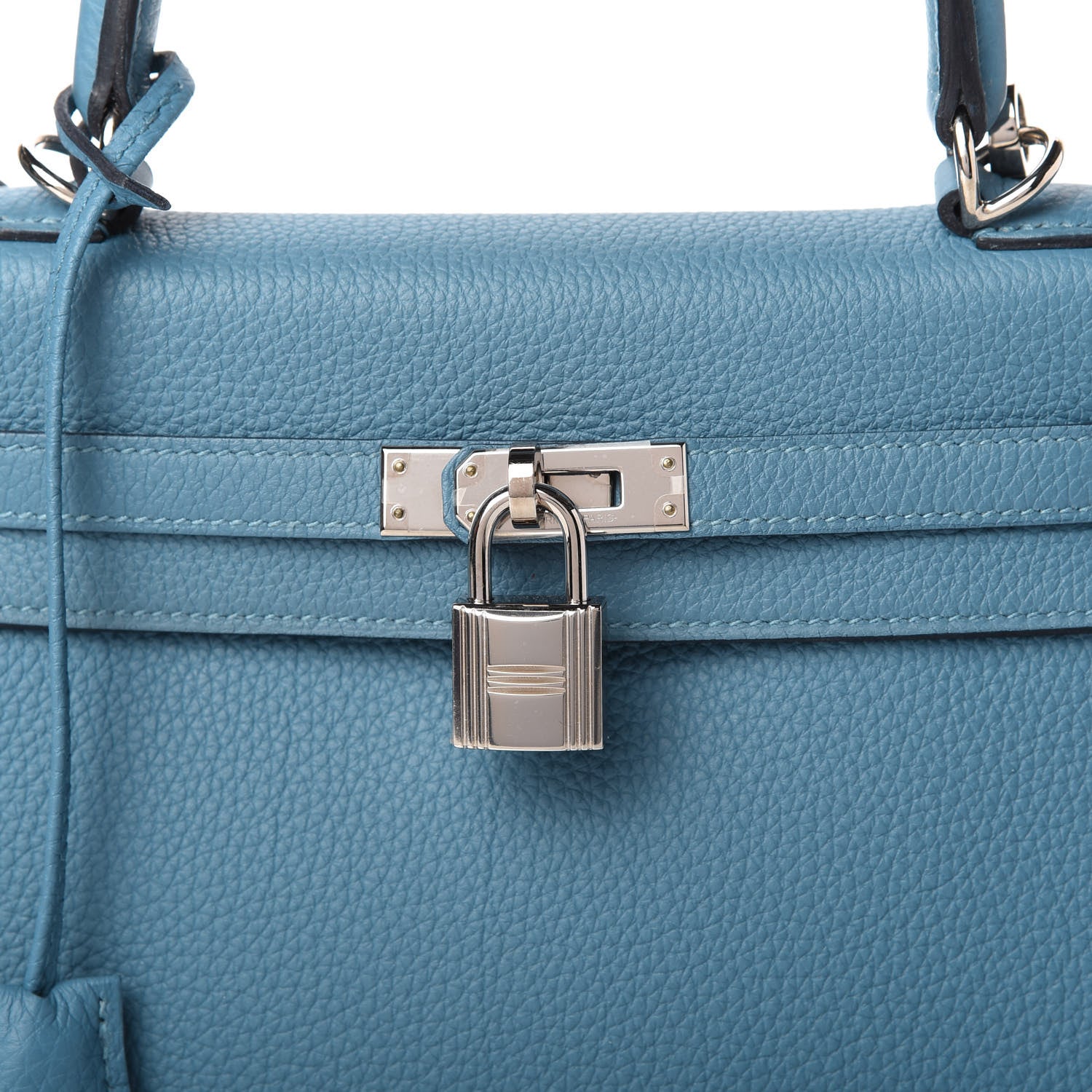 Hermes Togo Kelly Retourne 25 Azur 9 of 10
