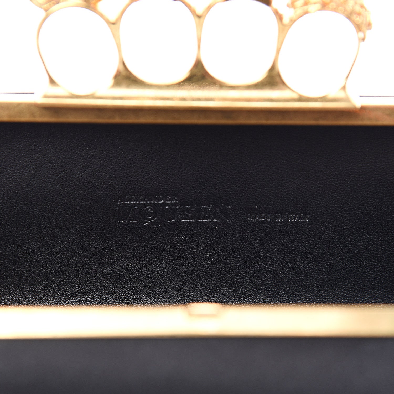 Alexander McQueen Silk Knucklebox Clutch Black 6 of 10