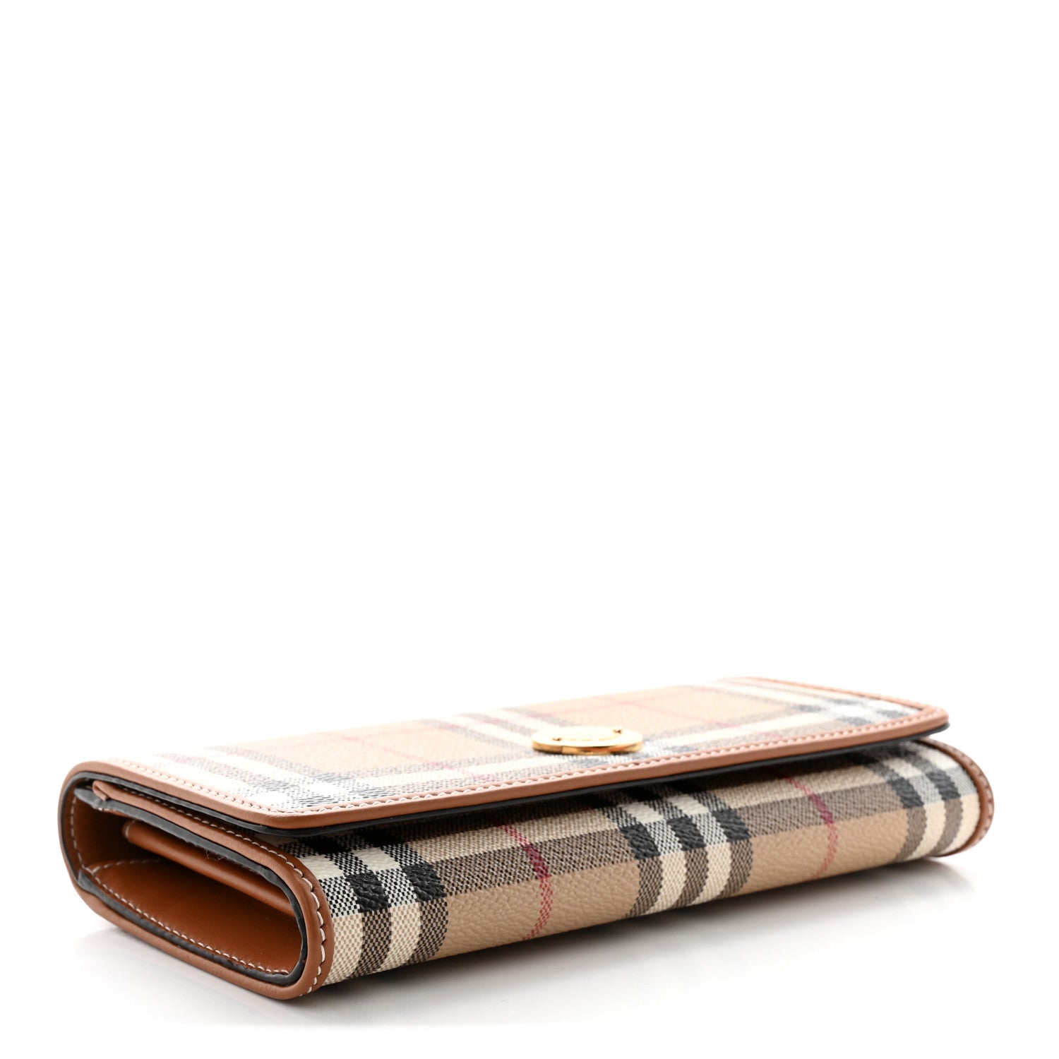 Burberry Halton Vintage Check Continental Wallet Archive Beige 4 of 7