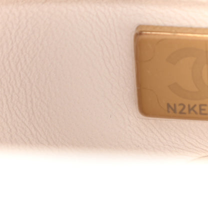 Chanel Caviar Quilted Mini Coco Handle Flap White 7 of 11