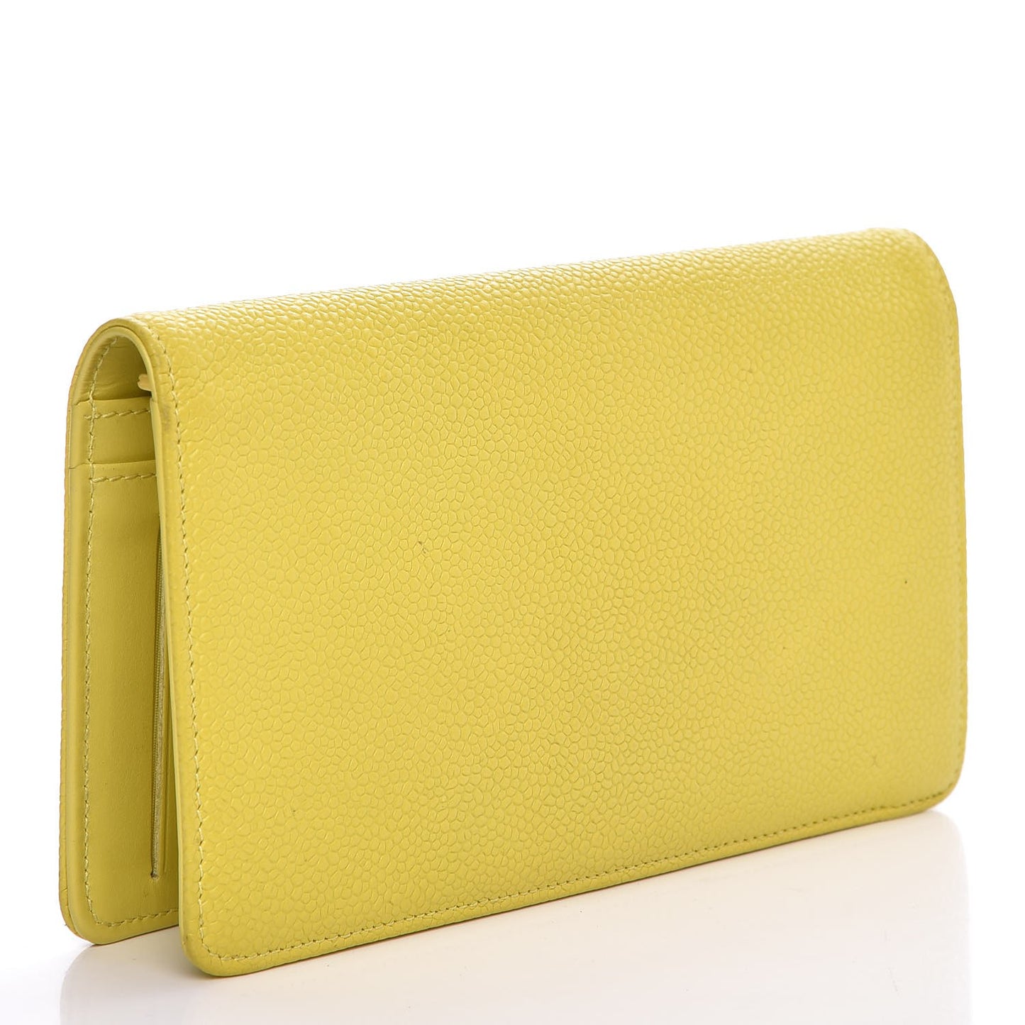 Caviar Timeless CC Yen Wallet Yellow