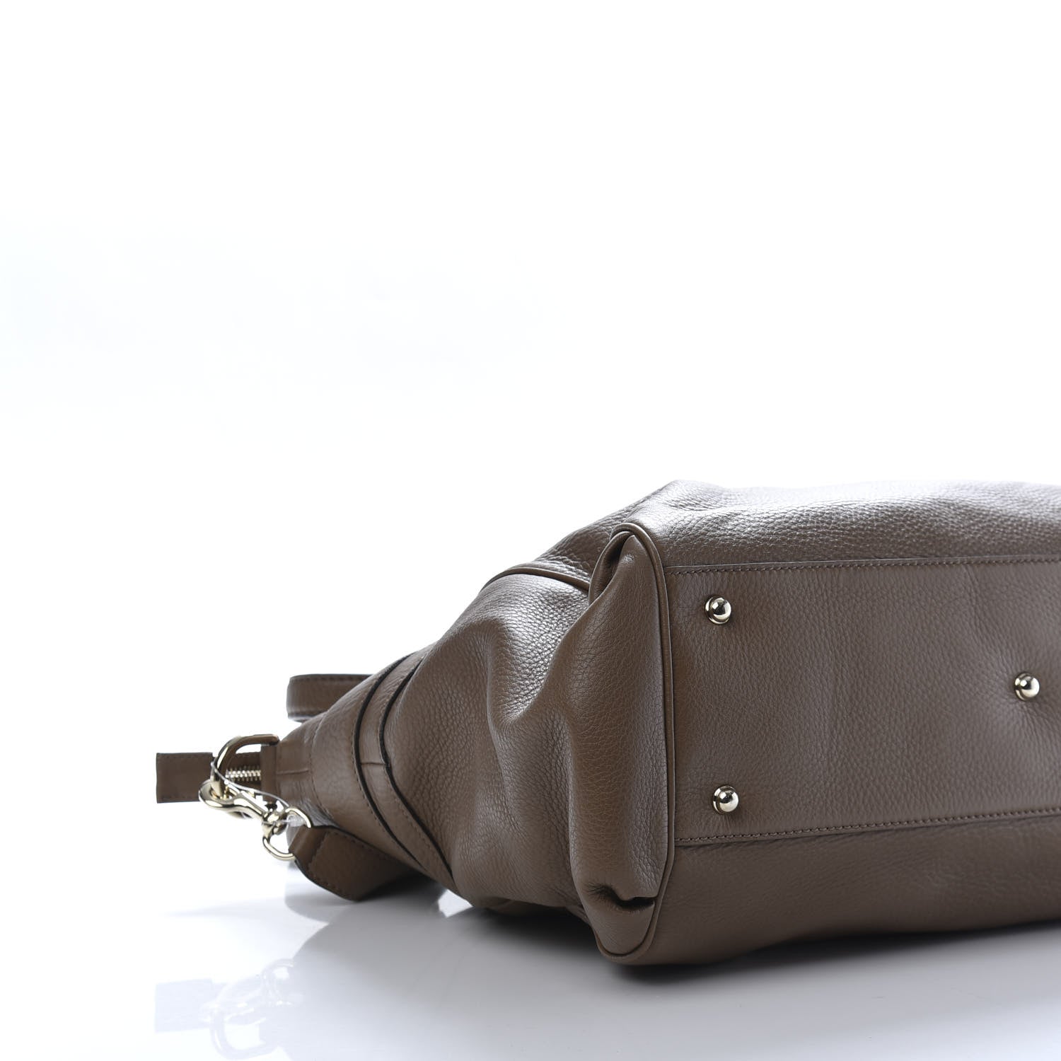 Gucci Calfskin GG Running Tote Brown 6 of 11