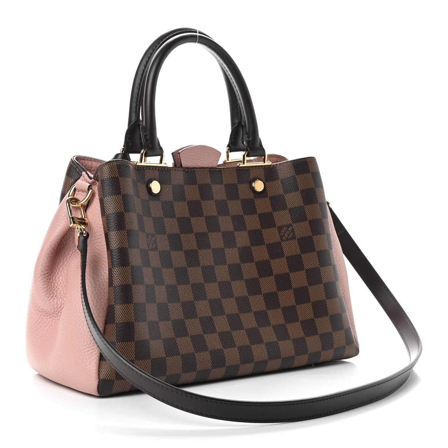 Louis Vuitton Damier Ebene Cuir Taurillon Brittany Magnolia 3 of 9
