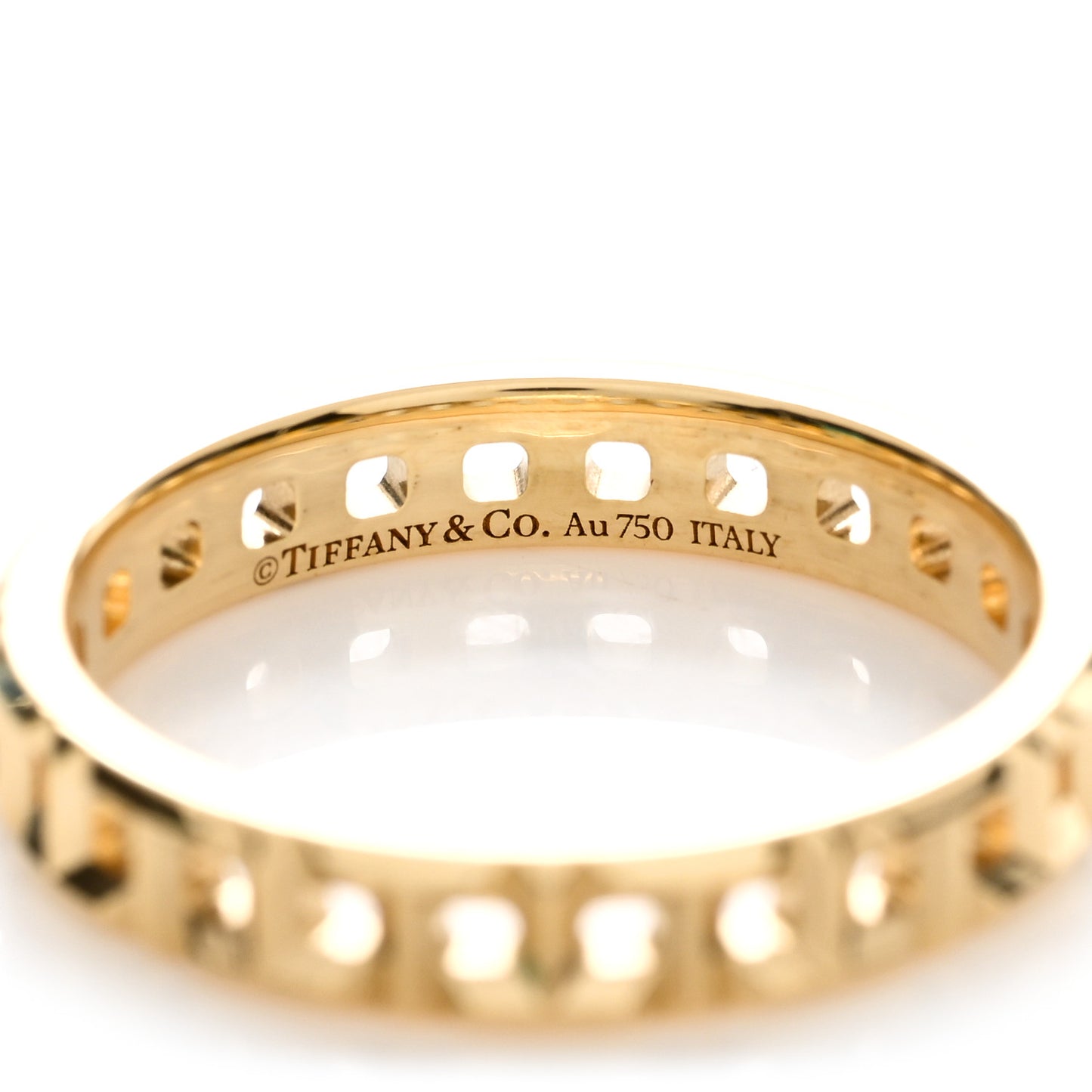 18K Yellow Gold T True Narrow Ring 53 6.5