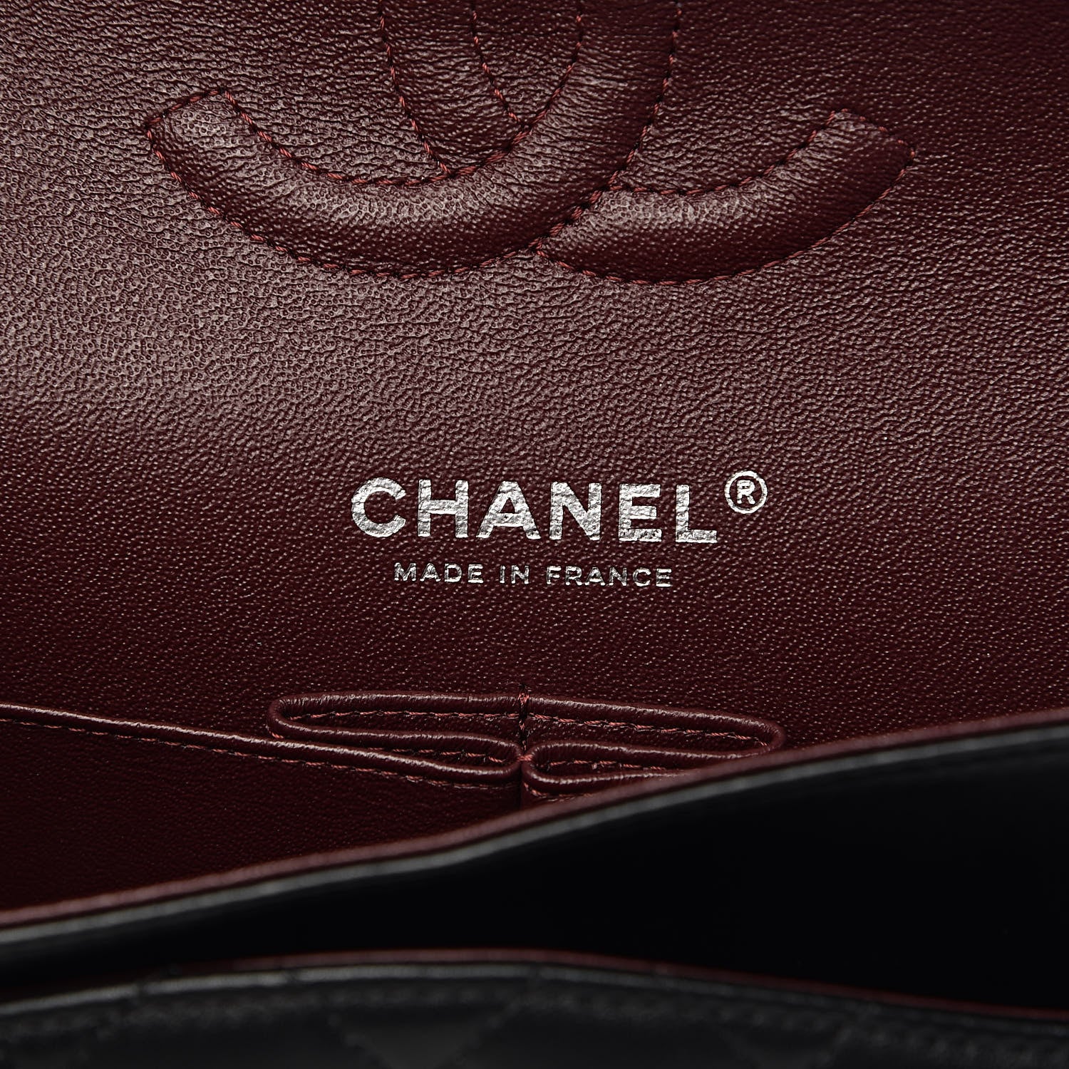Chanel Lambskin Quilted Medium Double Flap Black 6 of 11