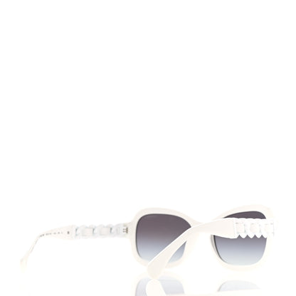Chanel Acetate Chain Sunglasses 5465-Q White 4 of 10