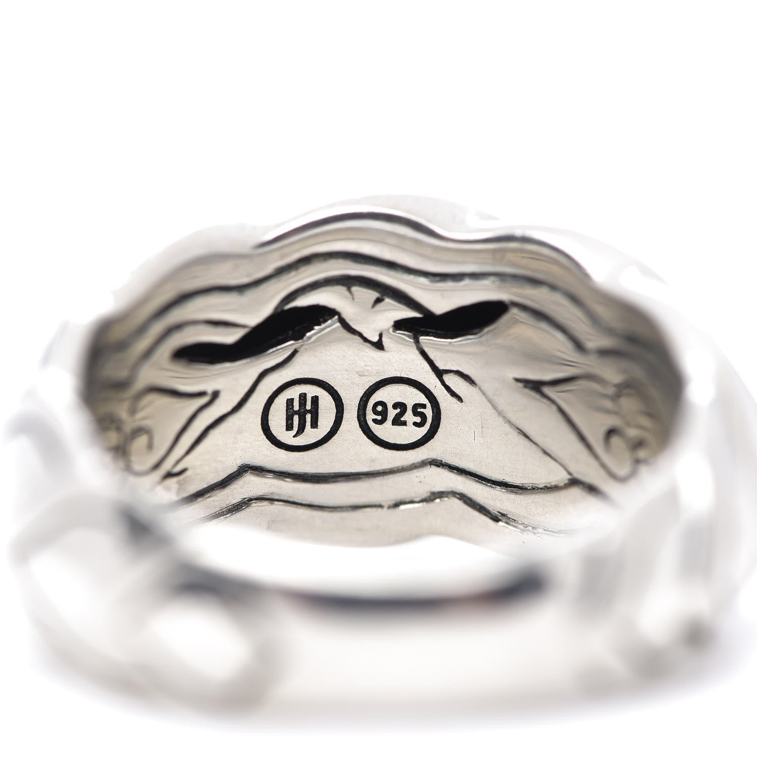 John Hardy Sterling Silver Legends Naga Band Ring 55 7 5 of 5
